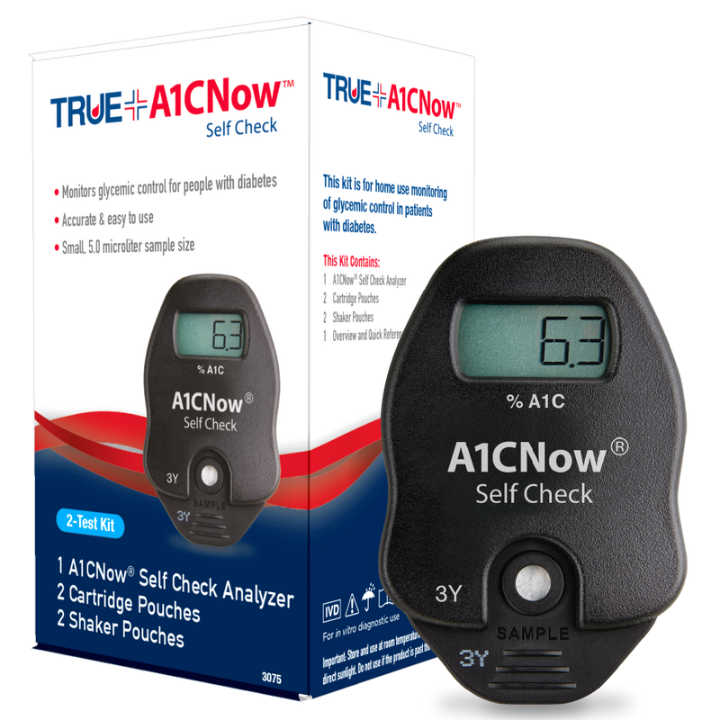 TRUE+A1CNow Self Check Test System - 2 Count Test Kit