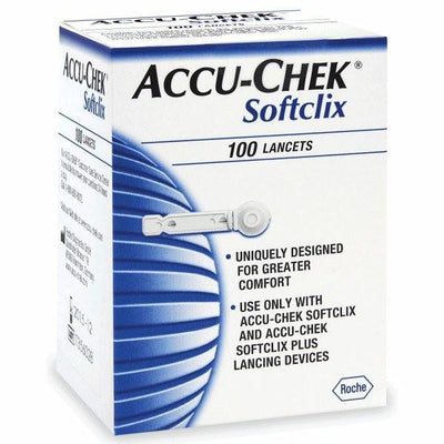 Accu-Chek SoftClix Lancets 28G - 100 ct. - Total Diabetes Supply

