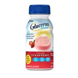 Abbott Nutrition Glucerna Shake Ready-to-Drink Creamy Strawberry with Carb Steady 237mL Bottle, Gluten-free - One Each - Total Diabetes Supply
