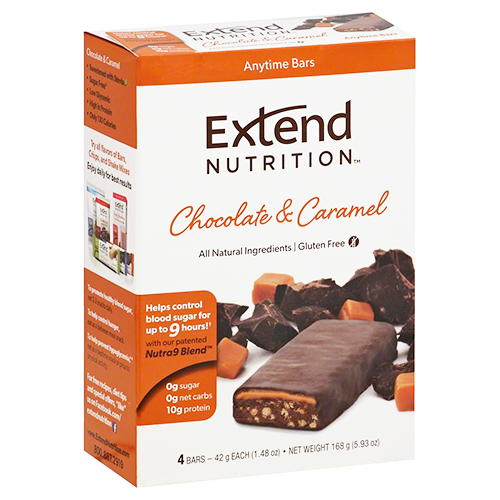 Extend Nutrition Bars for Diabetics Chocolate & Caramel