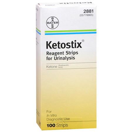 Bayer Ketostix Reagent Strips - Box of 100 - Total Diabetes Supply
