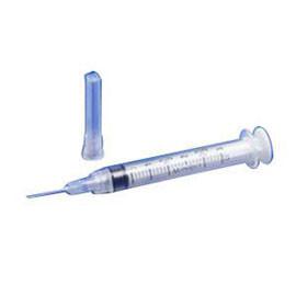 Kendall Healthcare Monoject Rigid Pack Syringe with 27G x 1-1/4"L Needle and Luer Lock Tip 3mL Capacity, Sterile, Single-use, Latex-free, 1/10mL Graduation - Box of 100 - Total Diabetes Supply
