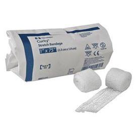 Kendall Healthcare Conform Stretch Bandage, Non-Sterile, Soft Pouch, Low Lint, High Absorbency, Moderate Stretch 3" x 75" - Bag of 12 - Total Diabetes Supply
