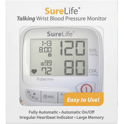 SureLife Premium Talking Wrist Blood Pressure Monitor