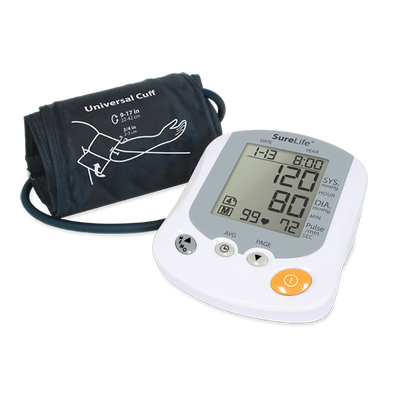 SureLife Premium Talking Arm Blood Pressure Monitor w/ Universal Cuff