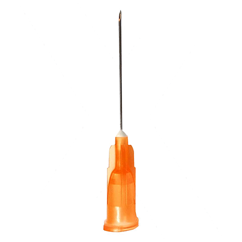 Hypodermic Needle, Regular Bevel, 25g X 1 1/2", Orange - Box Of 100