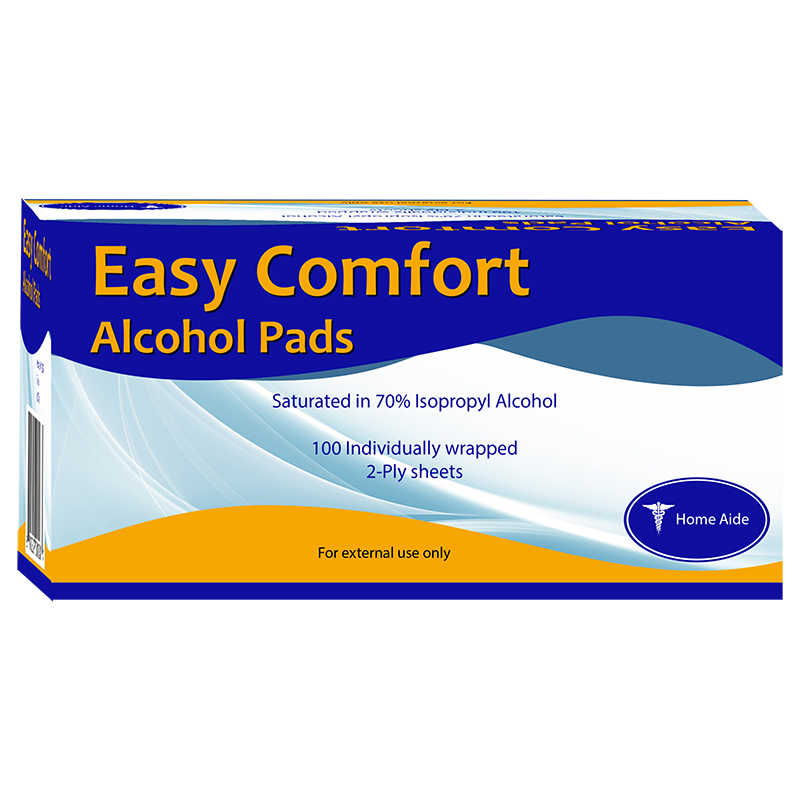 Easy Comfort Alcohol Prep Pads - Box of 100 ct.