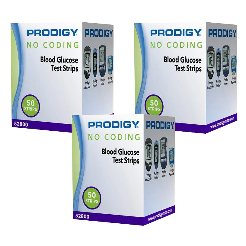 Prodigy Autocode No Coding Glucose Test Strips Prodigy Blood Glucose