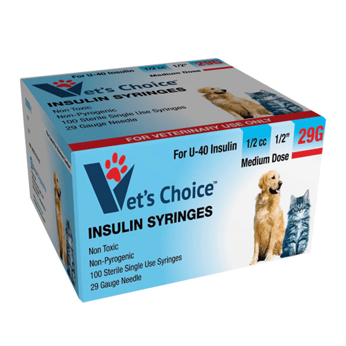 CarePoint VET U-40 Insulin Syringe