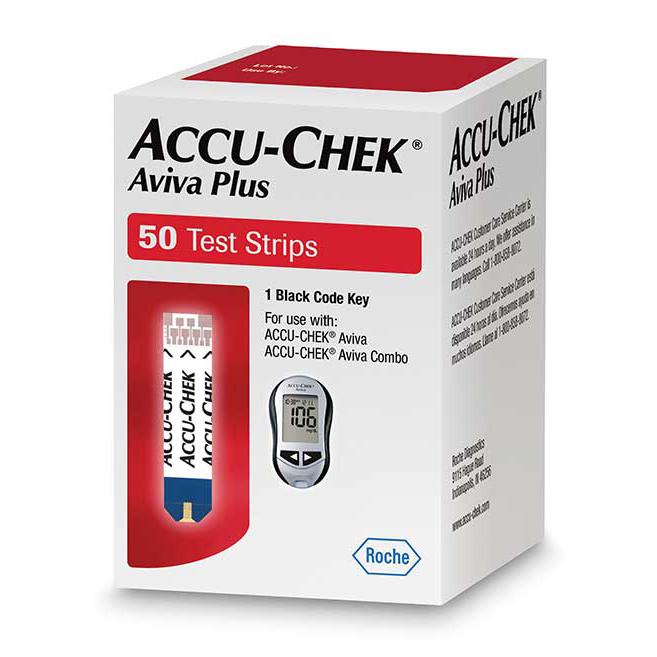 Accu-Chek Aviva PLUS Test Strips - 50ct