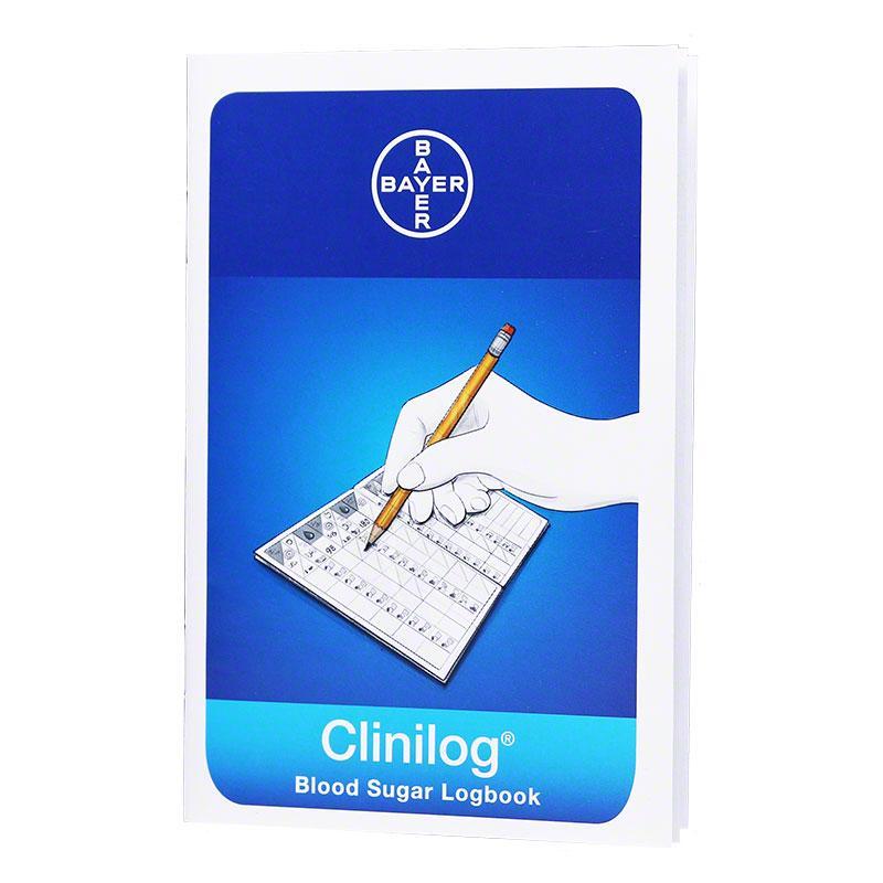 Bayer CliniLog Glucose Log Book