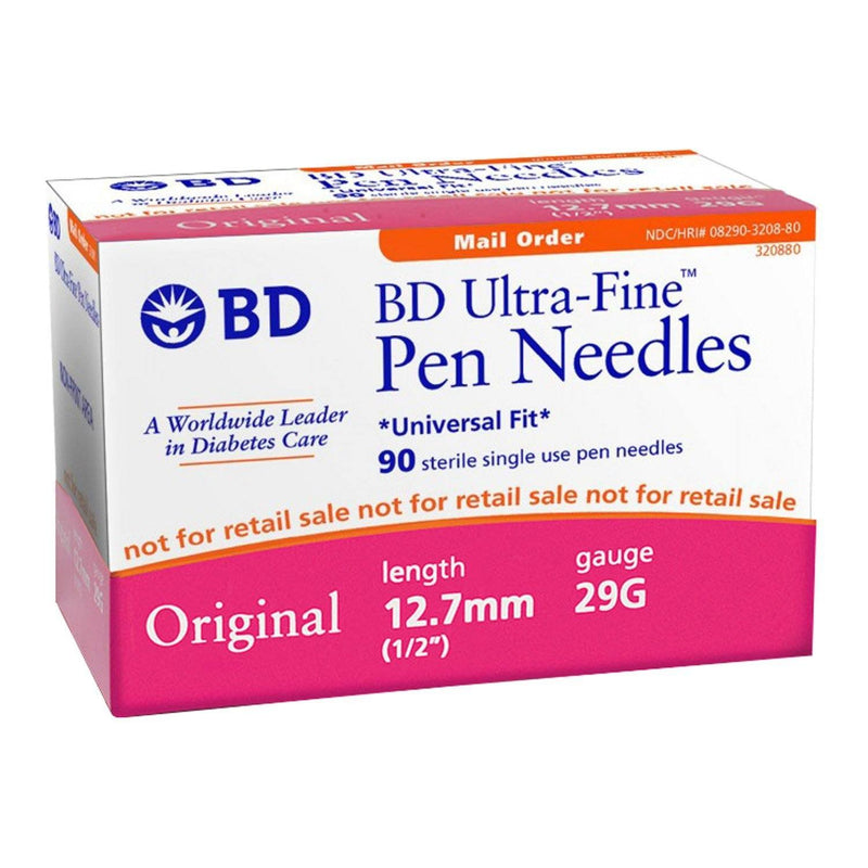 BD UF Pen Needles - 29G 1/2" - BX 90
