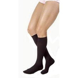 BSN Jobst Men's Knee High Ribbed Compression Socks Extra-large Full Calf, Black, Closed Toe, Latex-free - 1 Pair - Total Diabetes Supply
