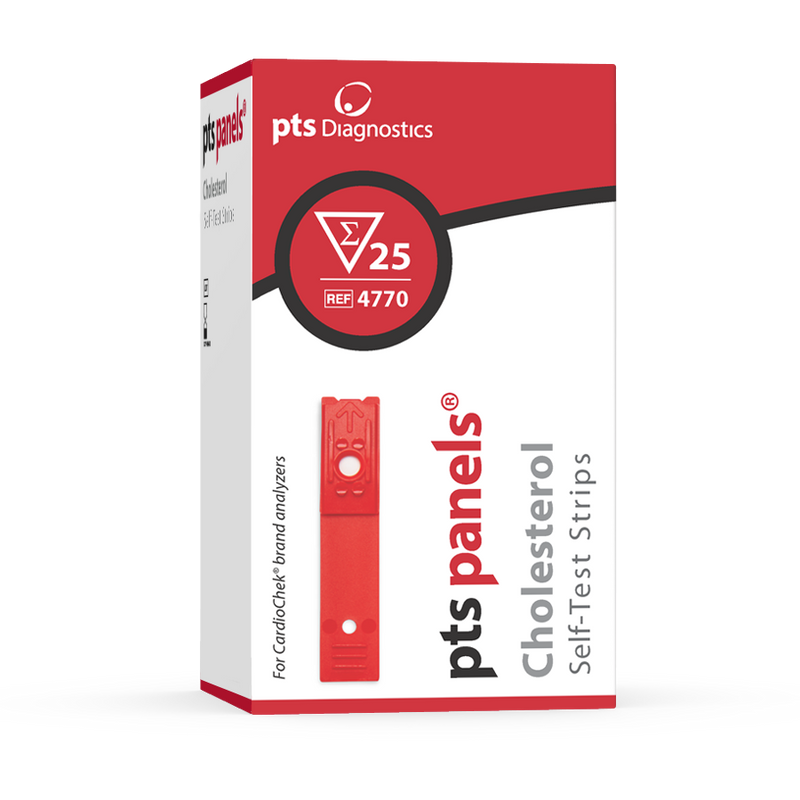 PTS Panels CHOLESTEROL At-Home Self-Test Strips (25 Tests)