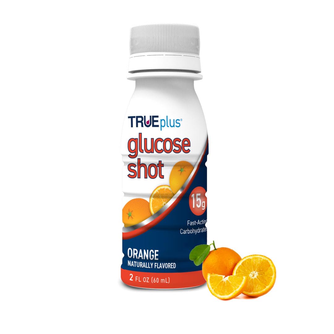 TRUEplus Glucose Shot | Orange Glucose Liquid Shot