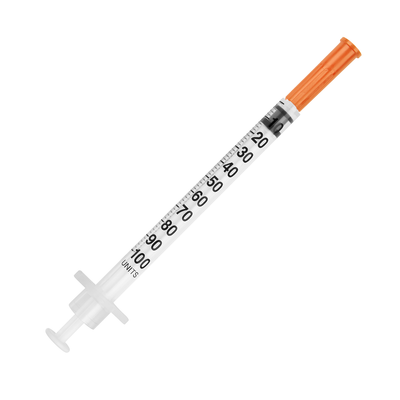UltiCare U-100 Insulin Syringes, 1cc - 31G x 8mm (5/16"), 100ct Box
