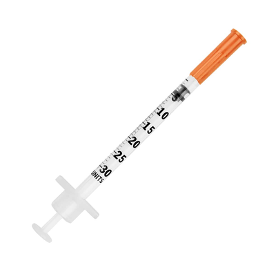 UltiCare U-100 Insulin Syringes, 3/10cc - 31G x 8mm (5/16"), 100ct Box