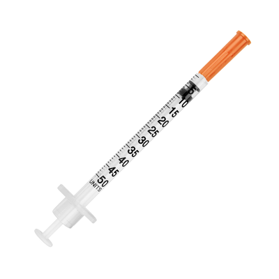 UltiCare U-100 Insulin Syringes, 1/2cc - 31G x 8mm (5/16"), 100ct Box