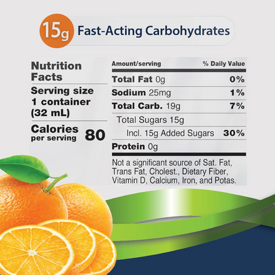 TRUEplus Glucose Gel - Orange 1.1oz