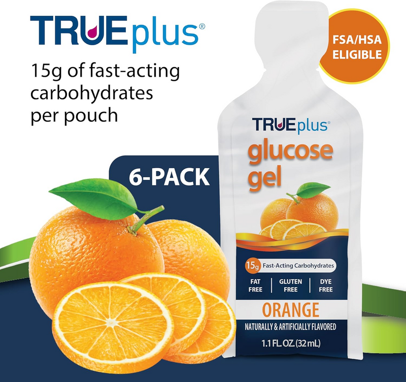 TRUEplus Glucose Gel - Orange 1.1oz