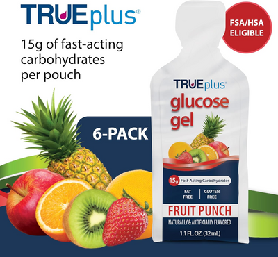 TRUEplus Glucose Gel - Fruit Punch 1.1oz
