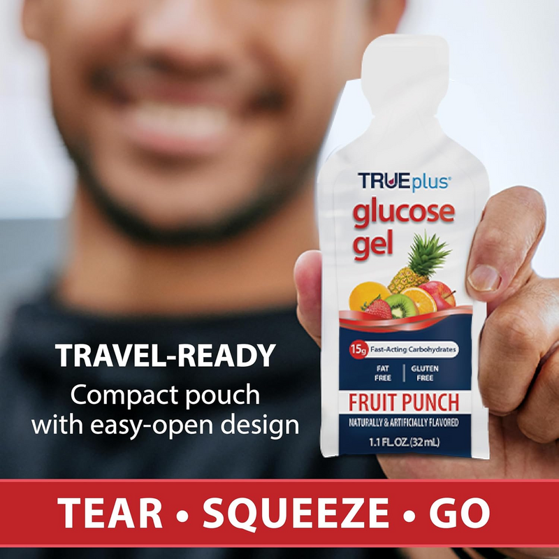 TRUEplus Glucose Gel - Fruit Punch 1.1oz