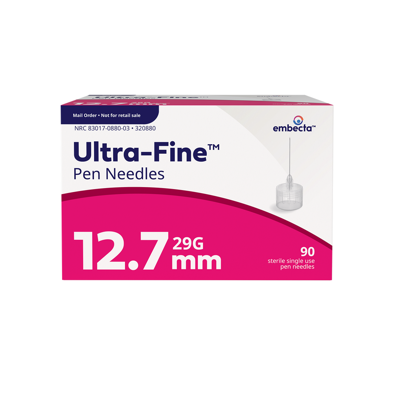 Embecta Ultra-Fine Pen Needles - 29G 1/2" - BX 90 (formerly BD)