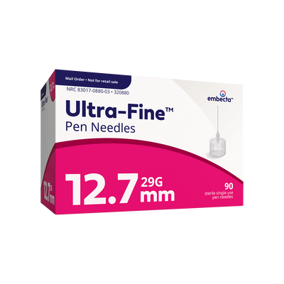 Embecta Ultra-Fine Pen Needles - 29G 1/2" - BX 90 (formerly BD)