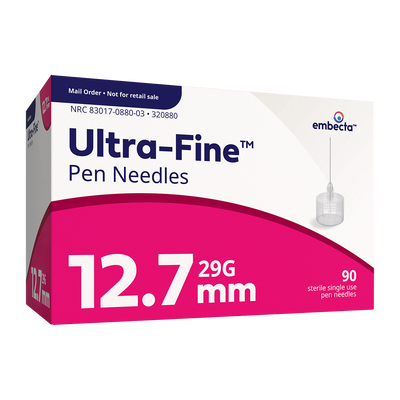 Embecta Ultra-Fine Pen Needles - 29G 1/2" - BX 90 (formerly BD)