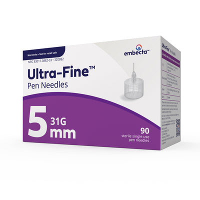 Ultra-Fine III Mini Pen Needles - 31G 3/16" - BX 90