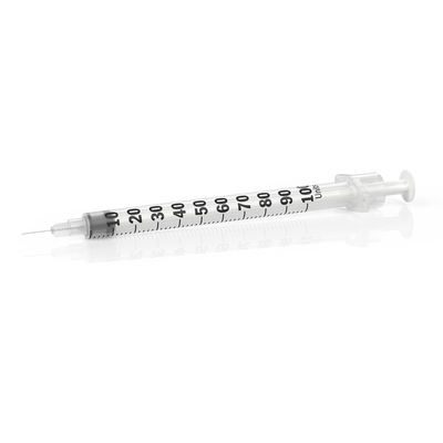 BD Embecta Ultra-Fine II Short Needle Insulin Syringe - 31G 1cc 5/16" - BX 90