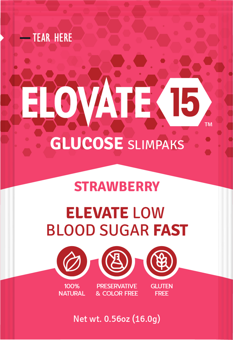 Elovate 15 Glucose SlimPaks - Fruit Variety Flavor - 12 Pack