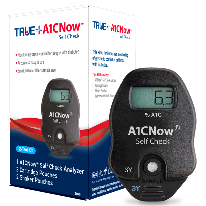 TRUEplus A1CNow Self Check Test System - 2 Count Test Kit