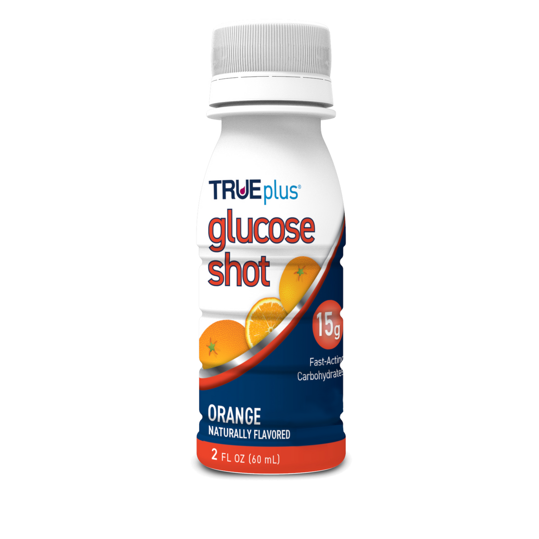 TRUEplus Glucose Shot | Orange Glucose Liquid Shot