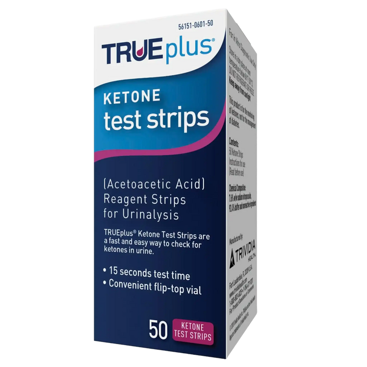 TRUEplus Ketone Urine Test Strips - 50 Bx