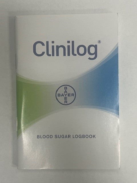 Bayer CliniLog Glucose Log Book