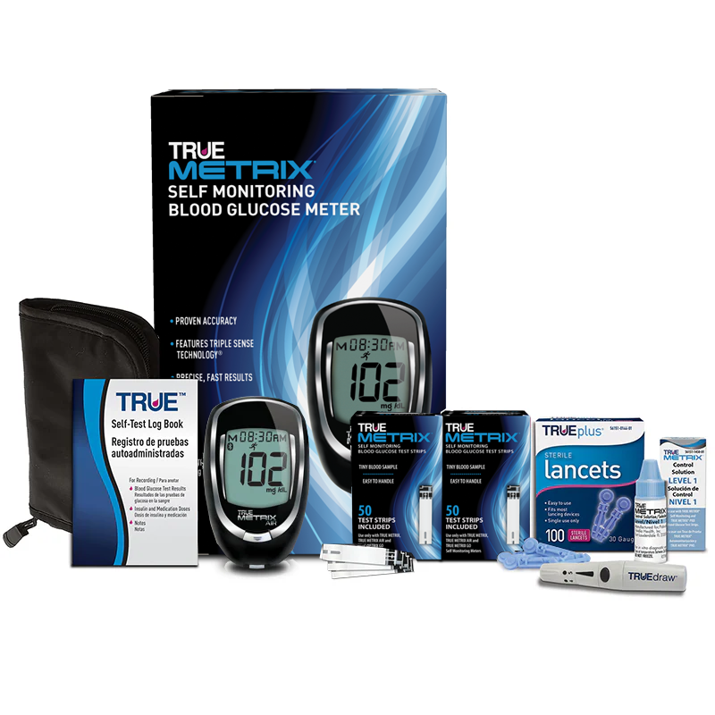 FREE TRUE METRIX® Meter Kit with 100 Strips and 100 Lancets