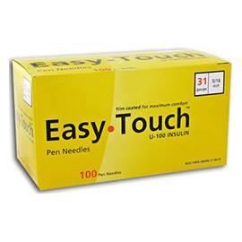 EasyTouch Pen Needle - 31G 5/16" - BX 100 - Total Diabetes Supply
