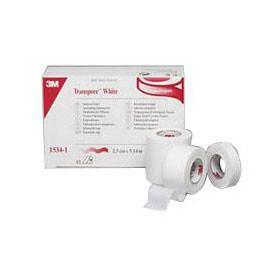3M Transpore White Plastic Tape 2in x 10 Yards - Sold By Box 6 Rolls 15342 - Total Diabetes Supply
