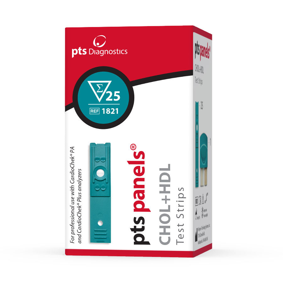 Hdl Panel PTS Panels CHOL+HDL Test Strips (25 Tests)