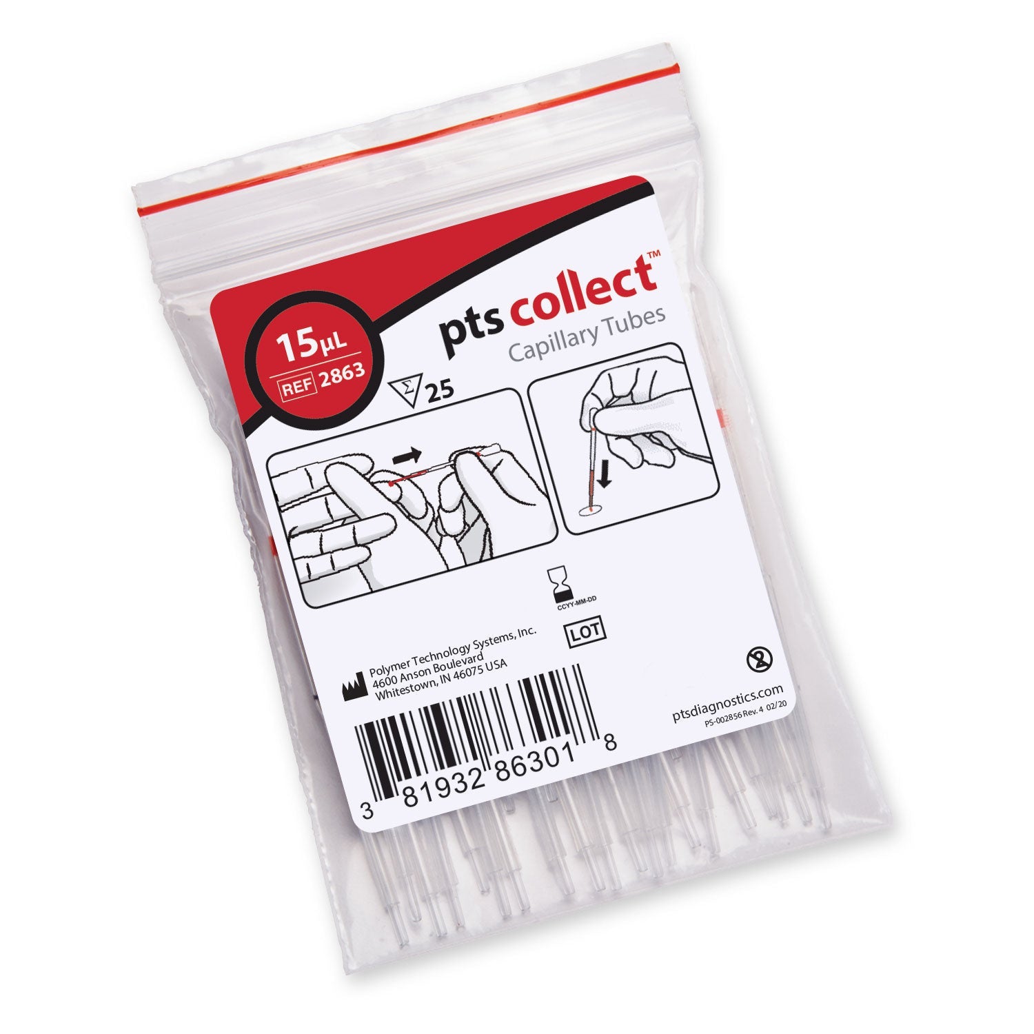 15 L Blood Collectors For Single Analyte Tests 25 Collectors 15 l blood collectors for single analyte tests 25 collectors