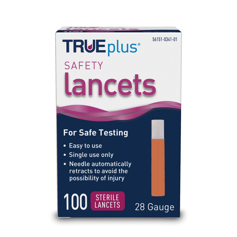 TRUEplus® Safety Lancets 28G - 100 ct.