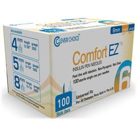 Clever Choice Comfort EZ Pen Needles - 32G X 6mm - BX 100 - Total Diabetes Supply
