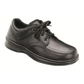 Men's Loafer - Tie-less Lace - Diabetic Shoes - Black - Total Diabetes Supply
