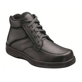 Highline Men's Boots - Lace - Diabetic Shoes - Black - Total Diabetes Supply

