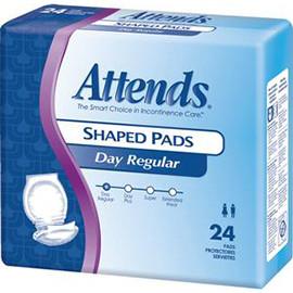 Attends Shaped Pads, Super - One pkg of 18 each - Total Diabetes Supply
