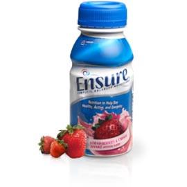 Abbott Nutrition Ensure Strawberries & Cream Shake Retail - One 8oz Bottle Each - Total Diabetes Supply
