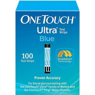 OneTouch Ultra Blue Glucose Test Strips - 100 ct. - Total Diabetes Supply
