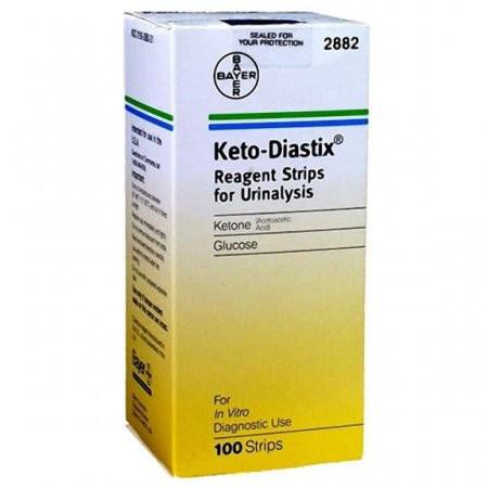 Bayer Keto-Diastix Reagent Strips, 100 ct. - Total Diabetes Supply
