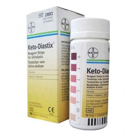 Bayer Keto-Diastix Reagent Strip - 50 ct. - Total Diabetes Supply
